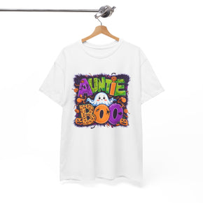 Auntie Boo Unisex Heavy Cotton Happy Halloween Tee