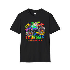 Dare 2 Be Yourself Unisex Soft style Autism Tees