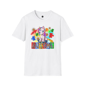 Unicorn Autism Unisex Soft style Autism Tees