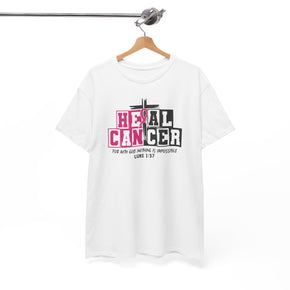 Heal Cancer Unisex Heavy Cotton Cancer Awareness Tee