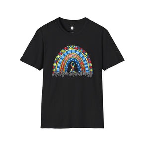 Autism Awareness Rainbow Unisex Softstyle Autism Tees