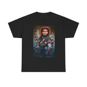 Chucky Friends Unisex Heavy Cotton Happy Halloween Tee