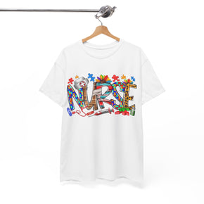 Nurse Unisex Heavy Cotton Autism Tees