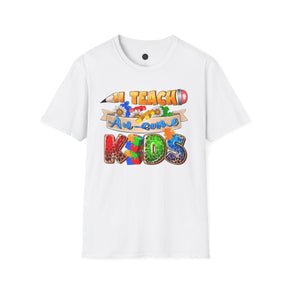 Teach Autism Unisex Soft style Autism Tees