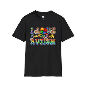 I Love Someone With Autism Unisex Soft style Autism Tees