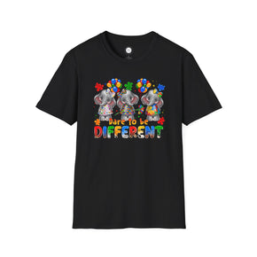 Dare 2 Be Different Autism Unisex Soft style Autism Tees