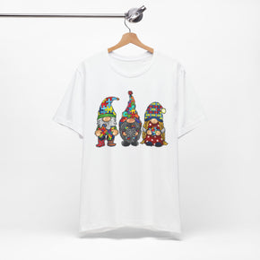 Autism Gnomies Unisex Jersey Short Sleeve Autism Tees