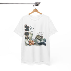 Shrimp Life Unisex Heavy Cotton Pointe-Aux-Chenes Louisiana Tees