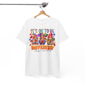 It's OK to  be DIFFERENT Unisex Heavy Cotton Autism Tees