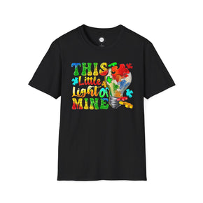 This Little Light of Mine Unisex Soft style Autism Tees