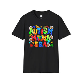 In My Autism Moma Era Unisex Soft style Autism Tees