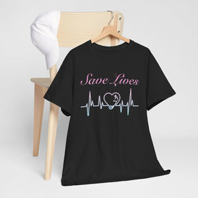 Save Lives D2S Custom Made Designs by FM Unisex Heavy Cotton Dare 2 Share Tees