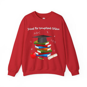 School For Exceptional Children Custom Made Designs by FM Unisex Heavy Blend™ Crewneck Dare 2 Share Sweatshirts