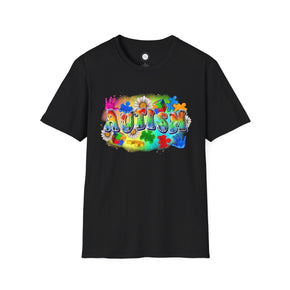 Autism Splash Unisex Soft style Autism Tees