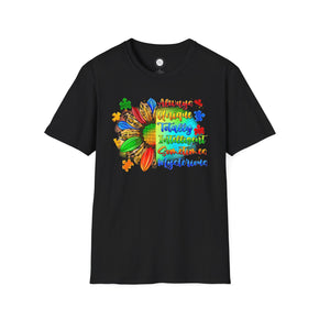 A U T I S M Unisex Soft style Autism Tees