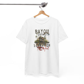 Bayou Breed Crawfish Fed Unisex Heavy Cotton Pointe-Aux-Chenes Louisiana Tees