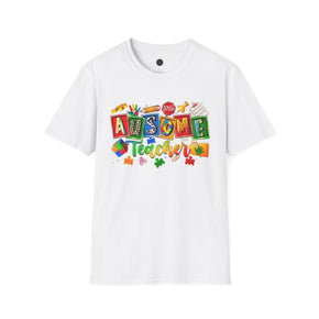 Autism Teacher Unisex Soft style Autism Tees