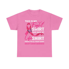 This Is My Fight Shirt Unisex Heavy Cotton Cancer Awareness Tees